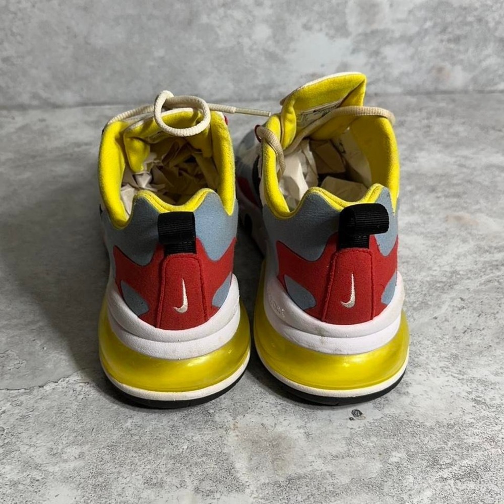 Nike Air Max 270 React Bauhaus Sneakers Women's Size 8 White Athletic sneakers - Picture 5 of 7